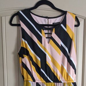 Lane Bryant Plus Size chiffon sleeveless dress